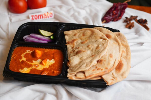 Paneer Butter Masala 6 Pcs With 3 Tandoori Roti